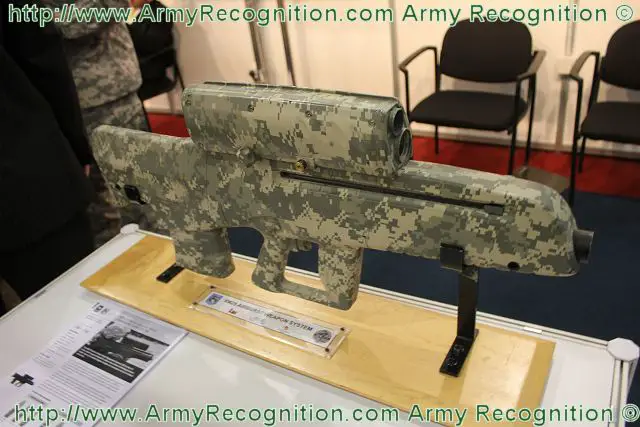 XM-25 XM25 grenade launcher data sheet specifications information description intelligence identification pictures photos images US Army United States American defense military Individual Airburst Weapon System 25 mm
