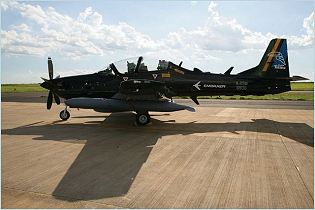 Super Tucano EMB 314 Embraer trainer light attack aircraft technical data sheet specifications intelligence description information identification pictures photos images video Brazil Brazilian Air Force aviation aerospace defence industry technology